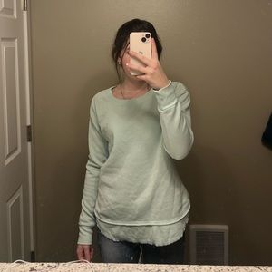 Light teal sweater